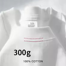 Men T Shirt Heavy-duty Cotton Round Neck Half Sleeve Breathable Tops