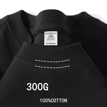 Men T Shirt Heavy-duty Cotton Round Neck Half Sleeve Breathable Tops